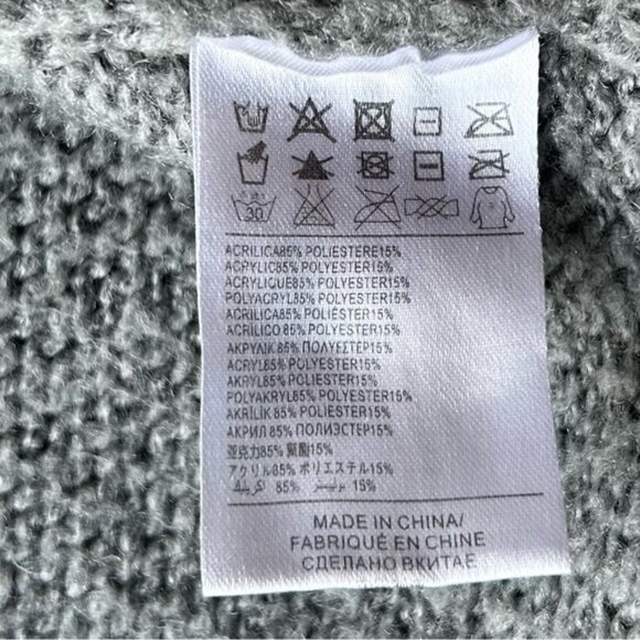 Silvian Heach ~ Oversized Cardigan Sweater ~ Women Size XS - Picture 3 of 7